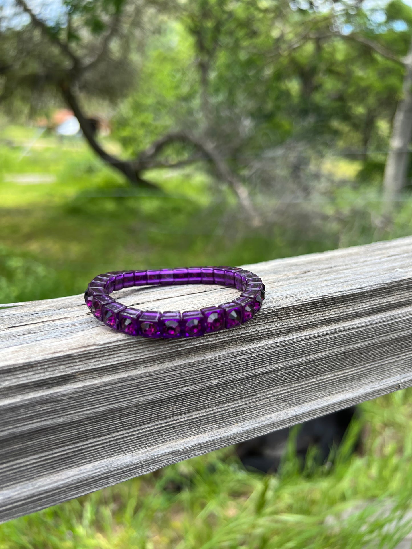 Purple Stretch Bracelets