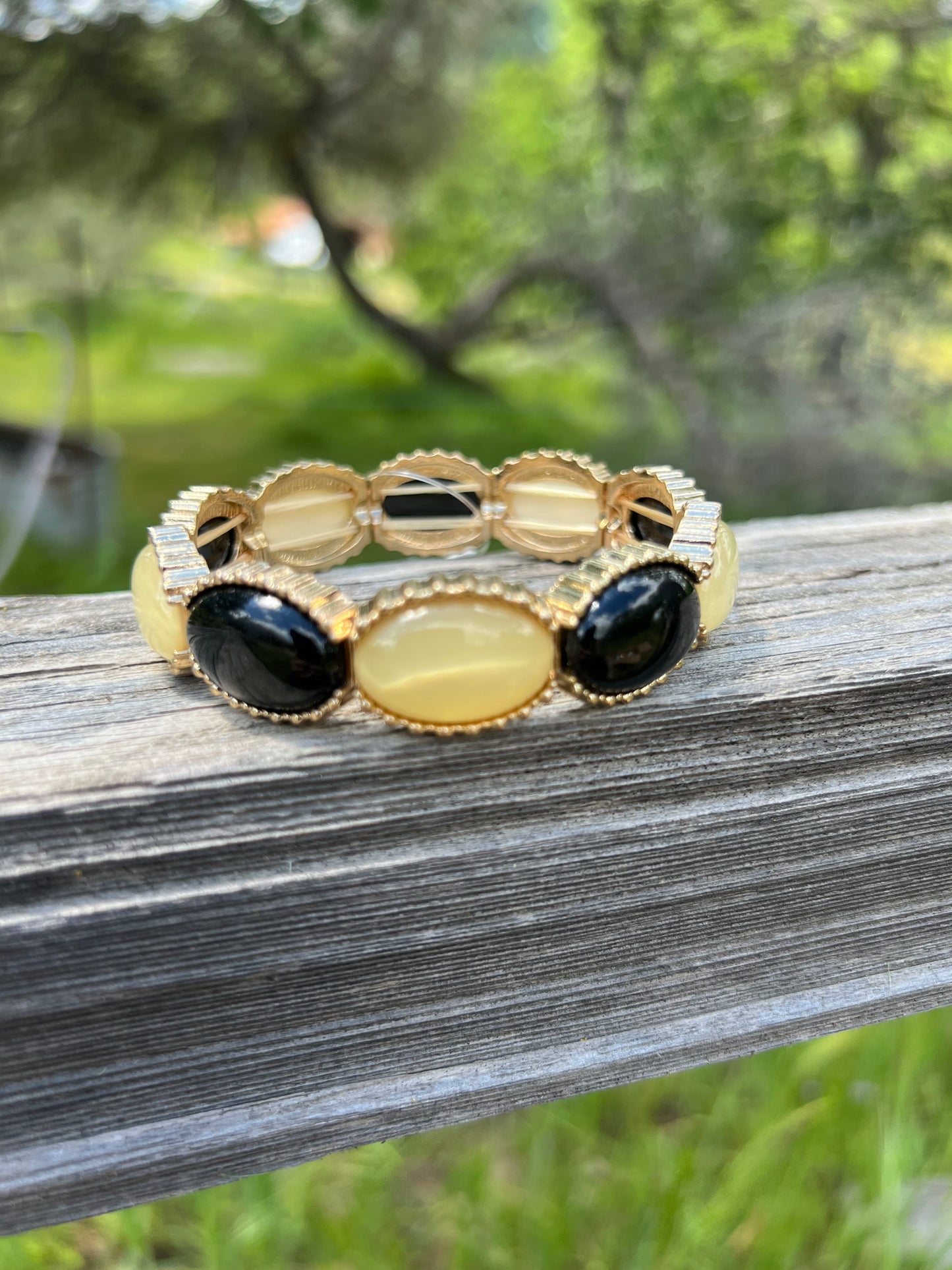 Black Stretch Bracelet