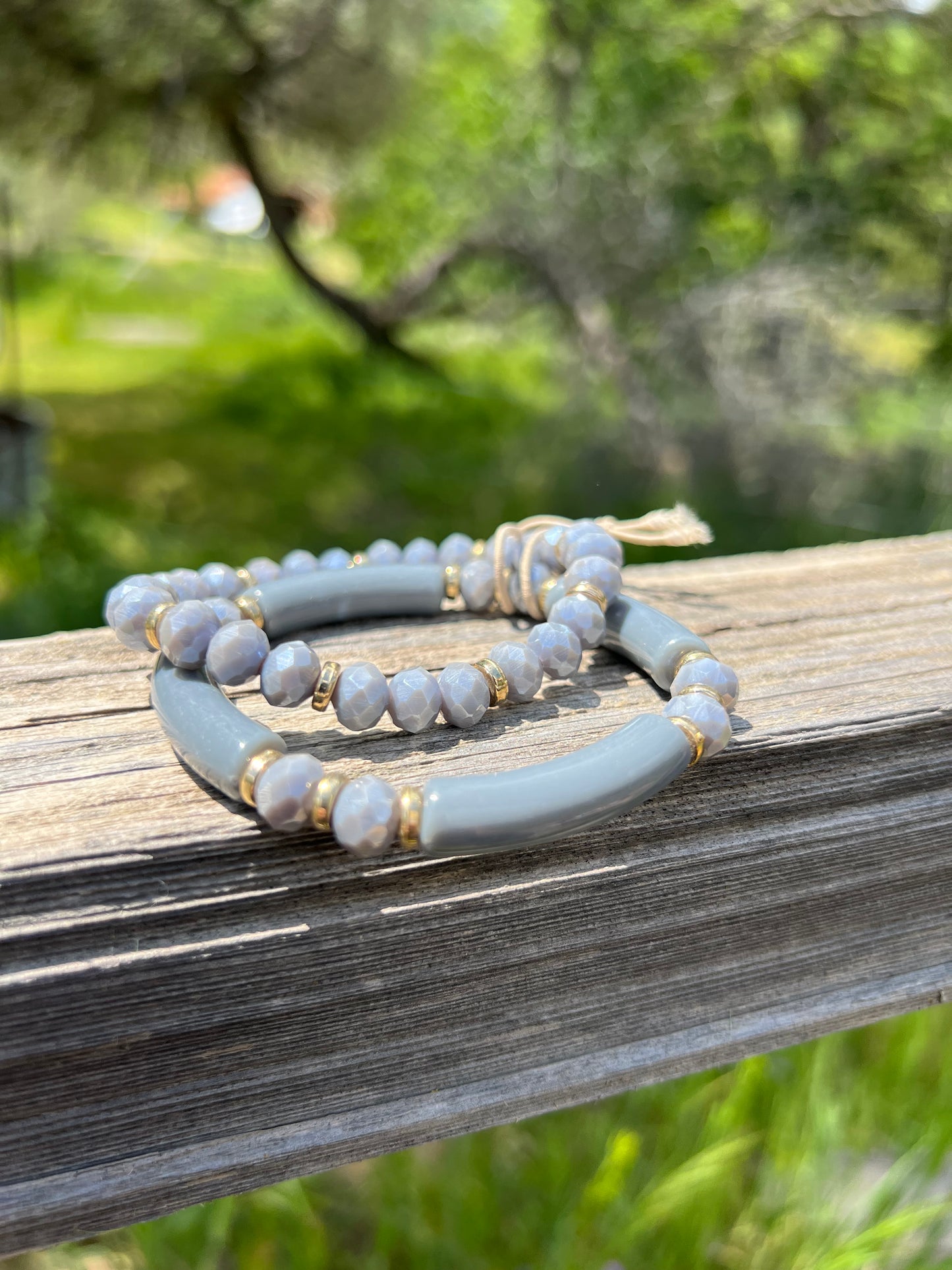 Loose Stacker Stretch Bracelet Set