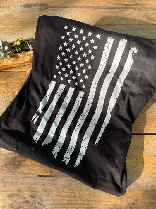 Distressed Flag Men's Tee