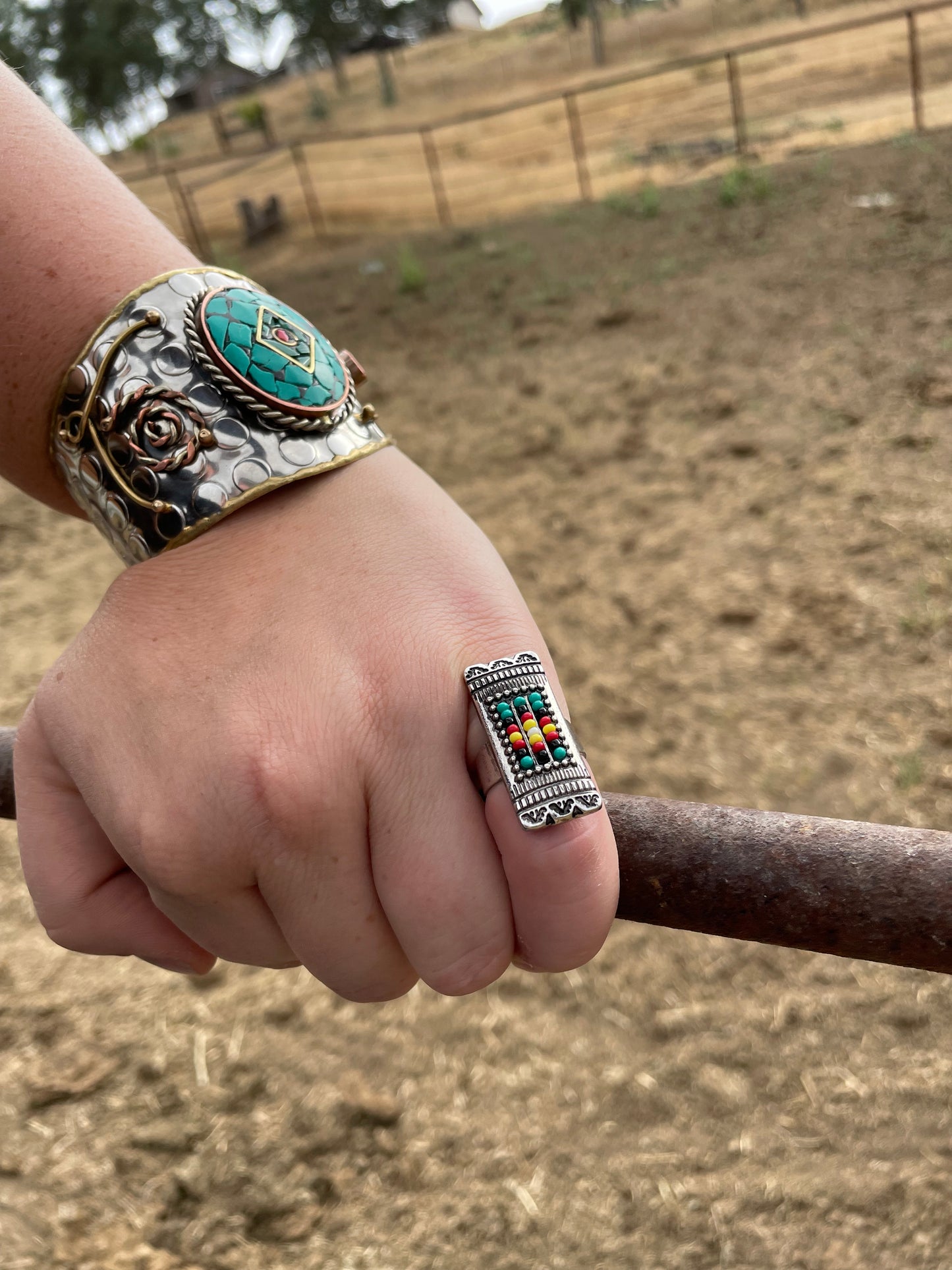 Micro Bead Adjustable Ring