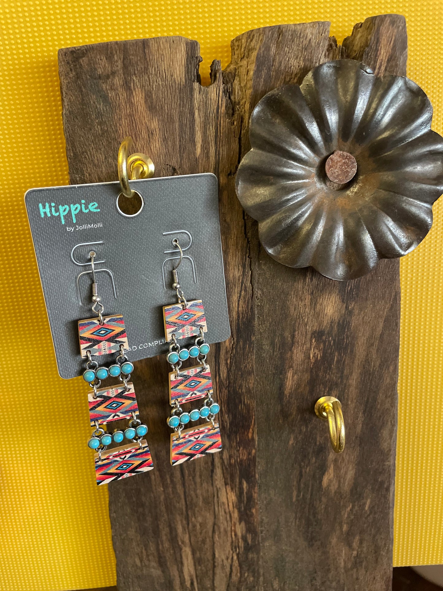 3 Tier Navajo Earrings