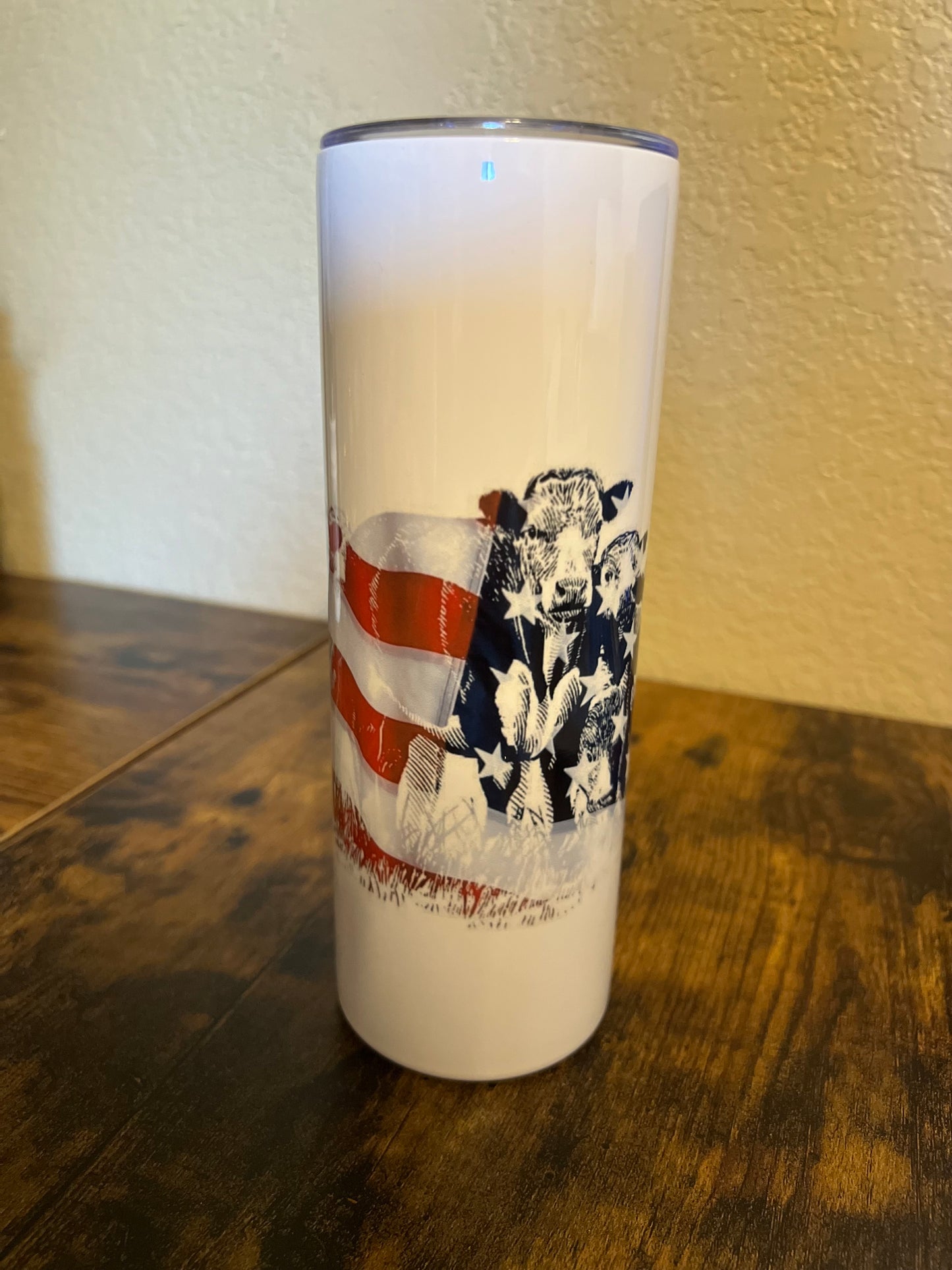 Patriotic Cattle Tumbler