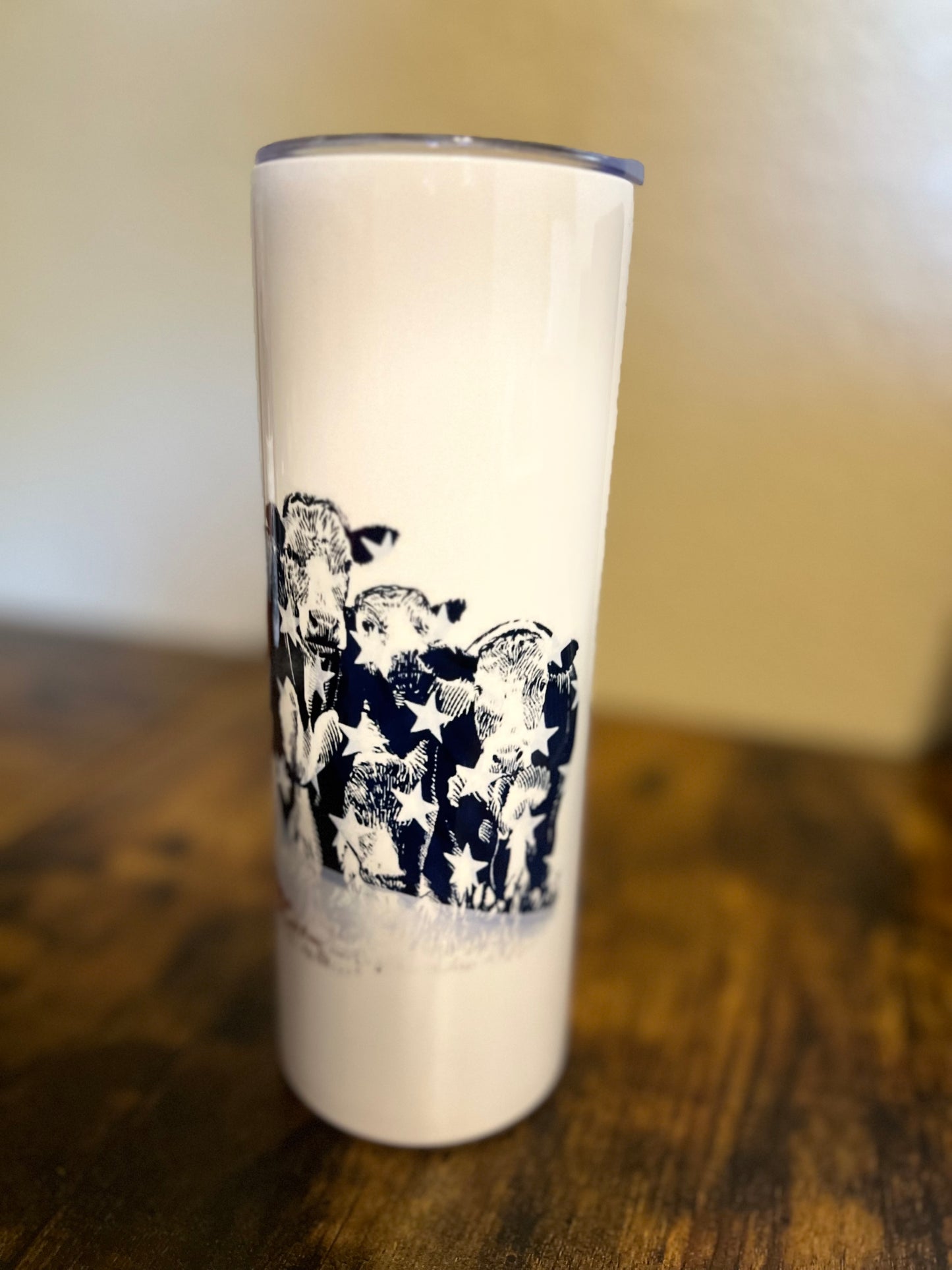 Patriotic Cattle Tumbler