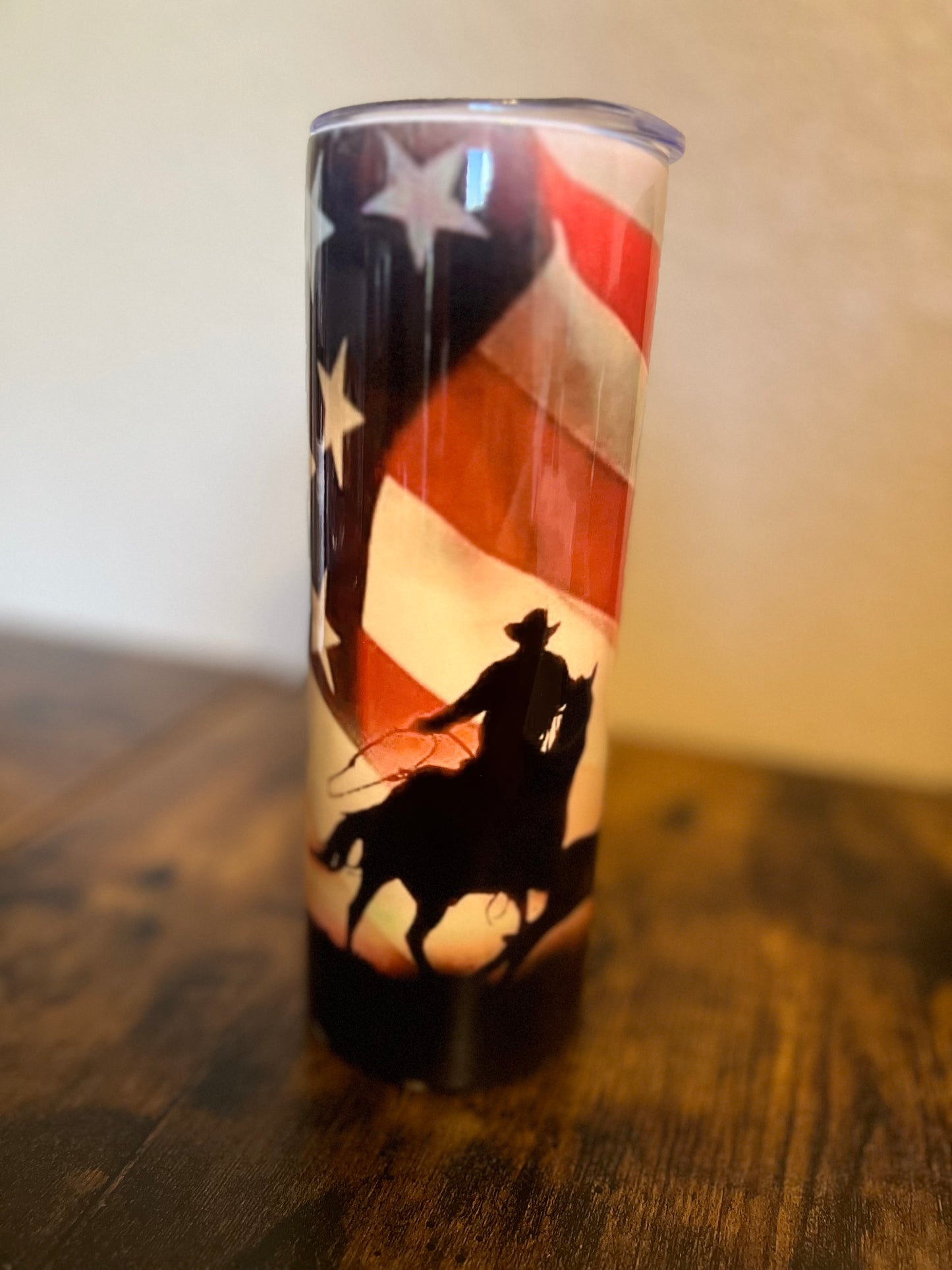 Patriotic Team Roper Tumbler