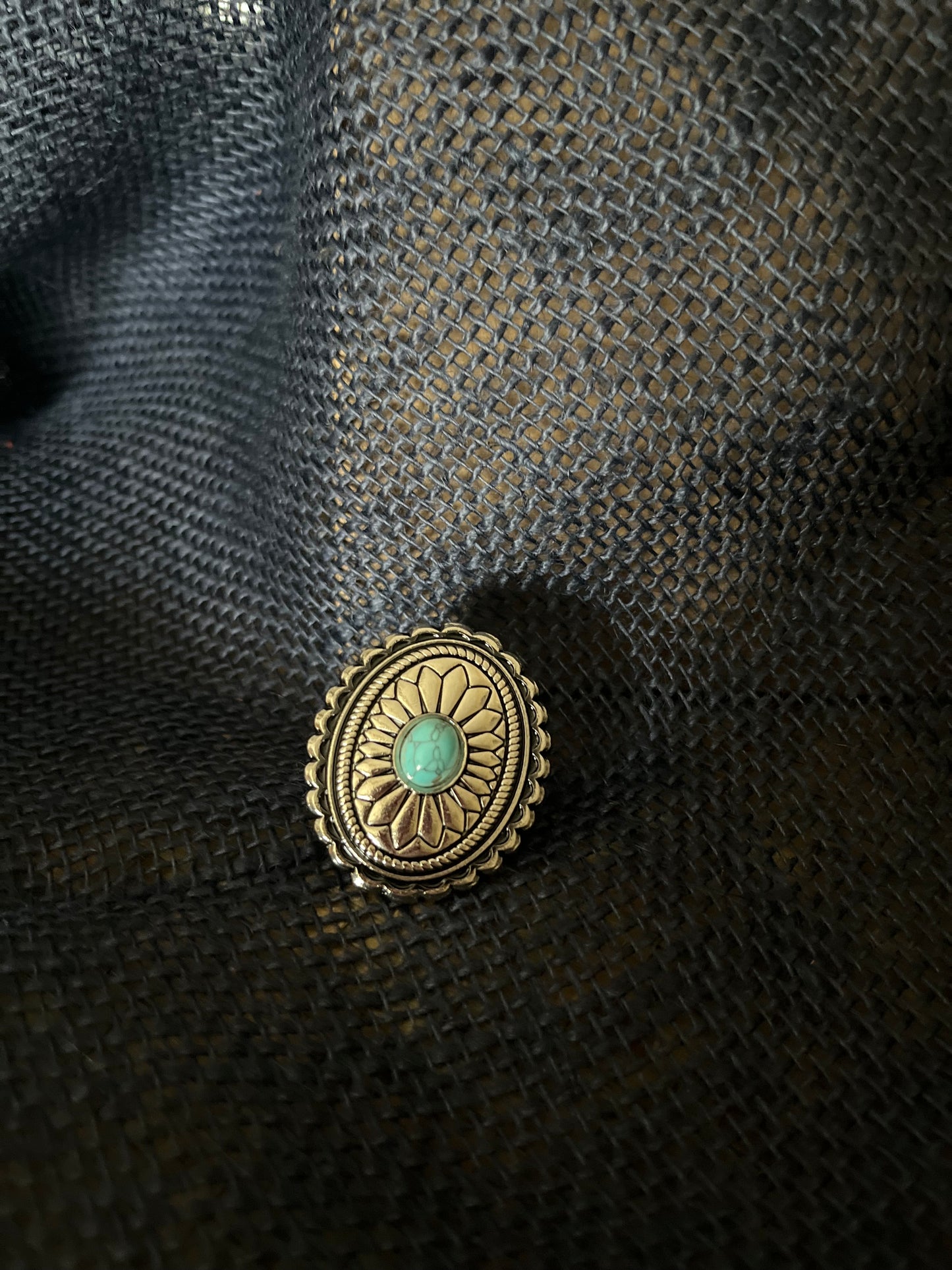 Oval Concho Wild Rag Slide
