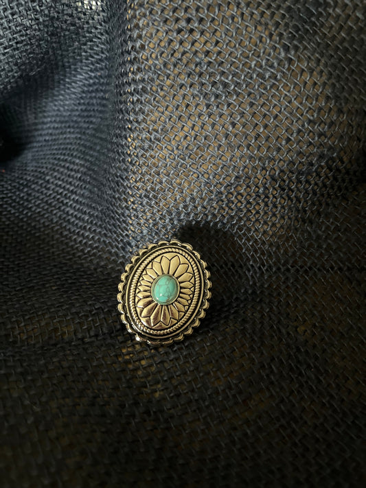 Oval Concho Wild Rag Slide