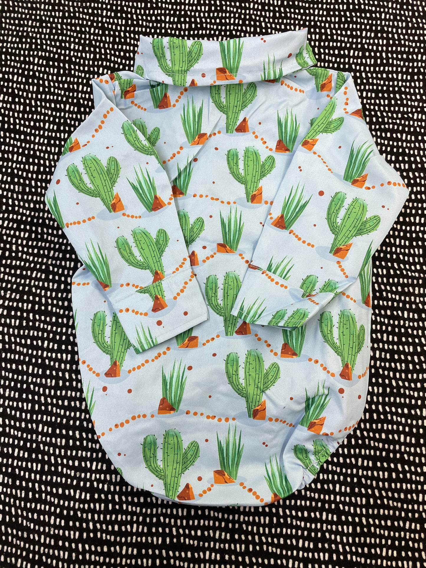 Cactus Blue Onesie Western Shirt