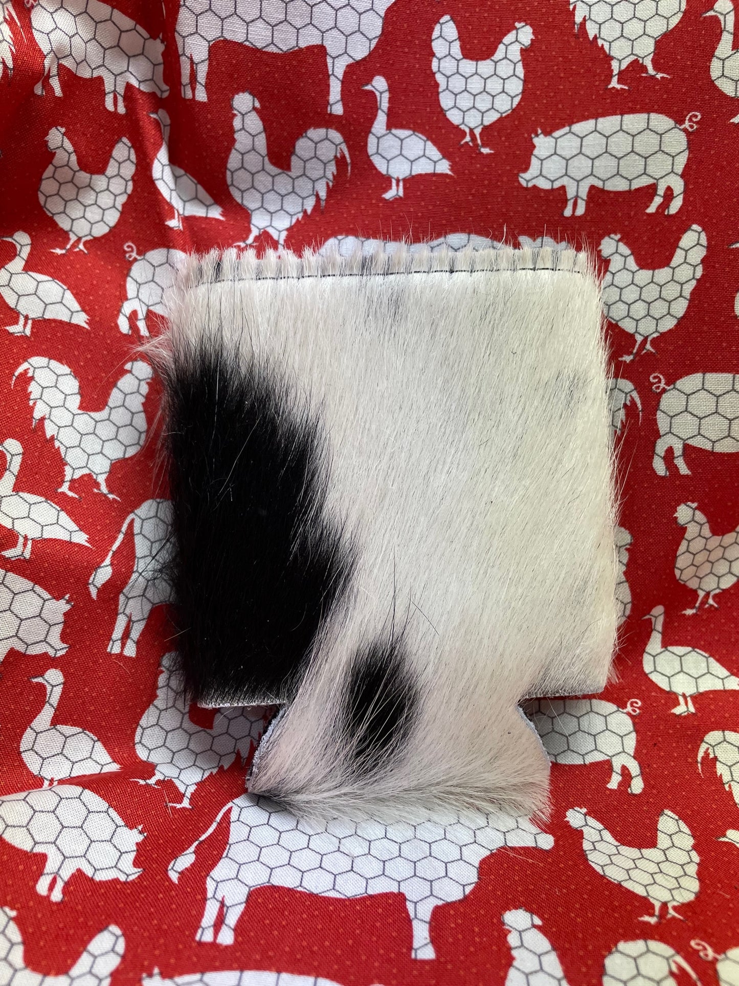 Cowhide Can Koozie