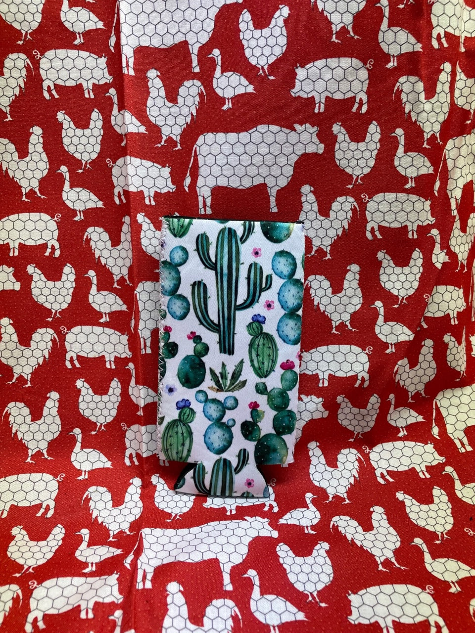 Cactus Can Koozie