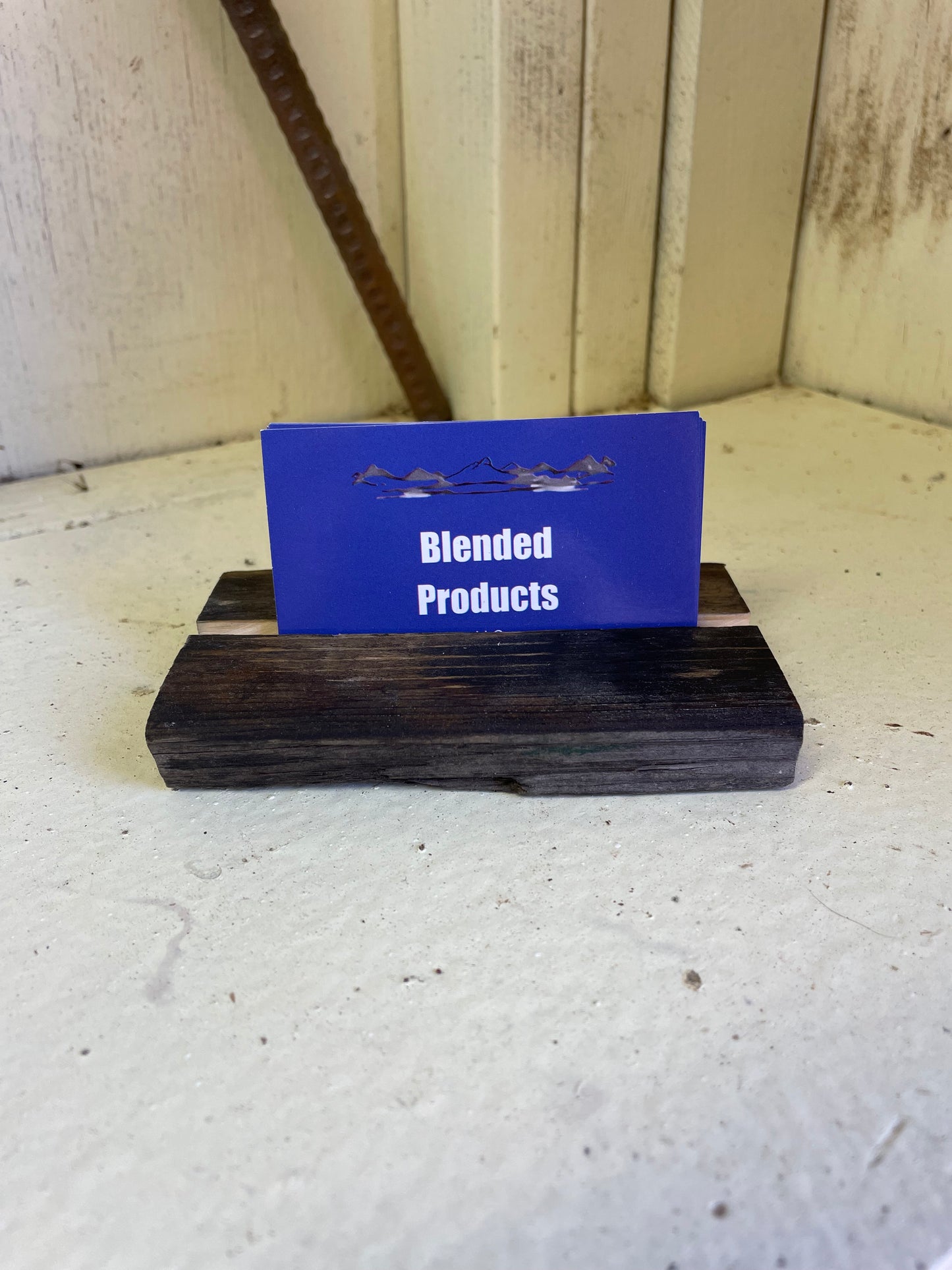 Wood Business Card Holder