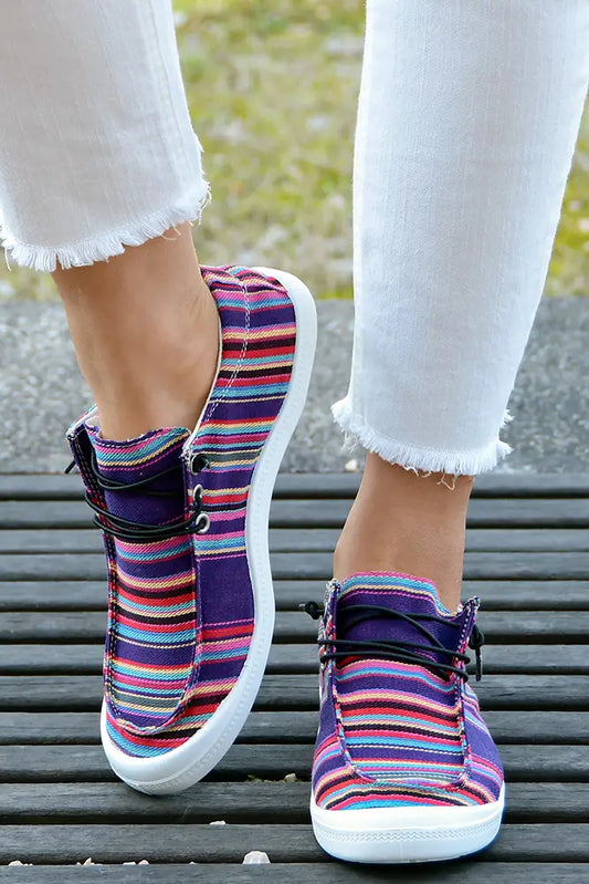 Purple Serape Slip-On Shoe